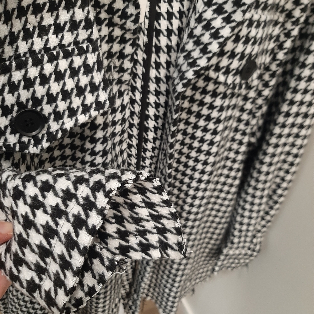 BloomChic houndstooth jacket top - Picture 6 of 7